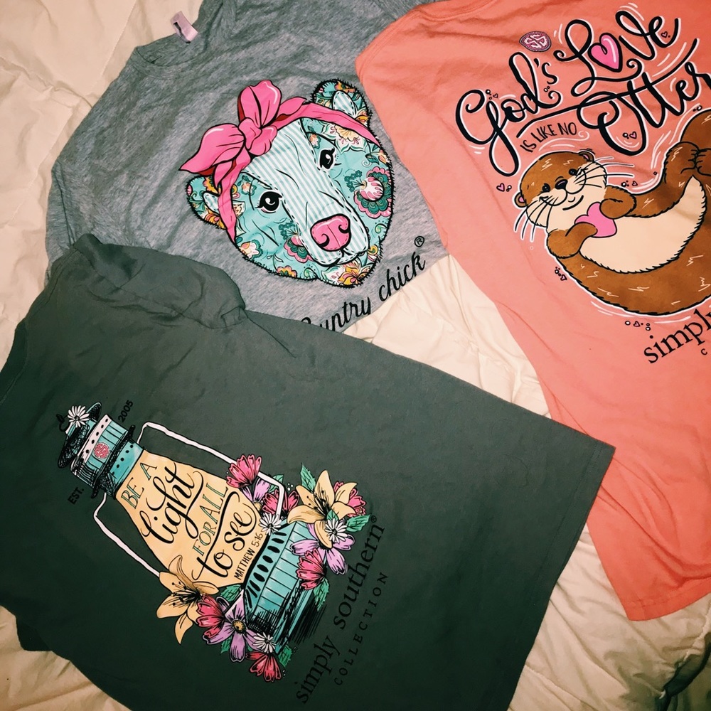 Bundle of women’s shirts size medium